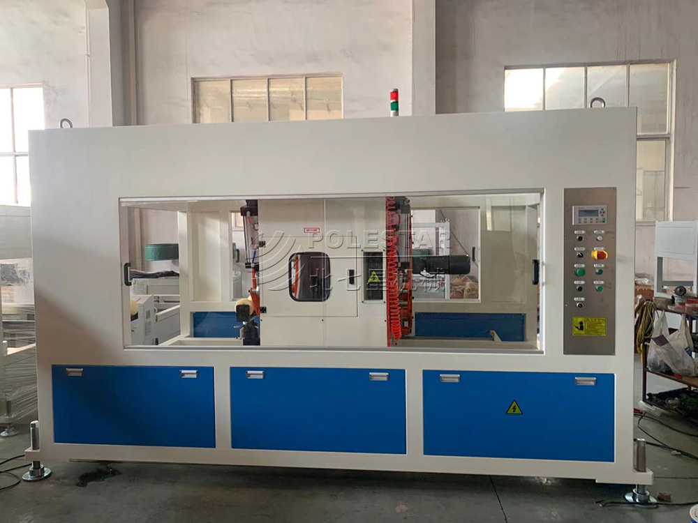 Pe Pipe Cutting Machine Zhangjiagang Polestar Machinery Co Ltd