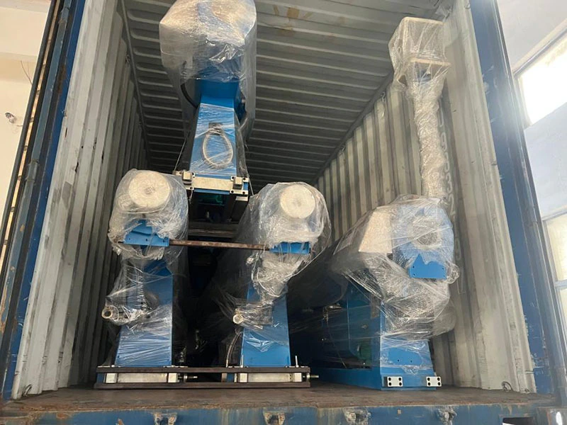 Polestar Machinery delivery and container loading Plastic extrusion machine container loading at Polestar factory