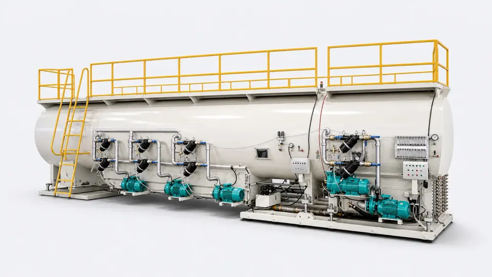 Plastic pipe vacuum tank Plastic pipe vacuum tank